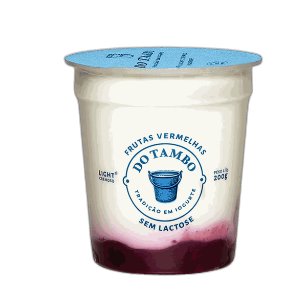 Iogurte Frutas Vermelhas Light Do Tambo 200g