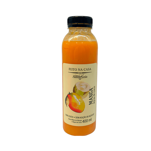 Suco Natural de Manga com Água de Coco Casa Santa Luzia - 400ml