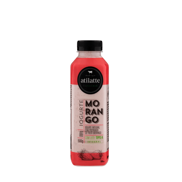 Iogurte Desnatado Morango Atilatte – 500g