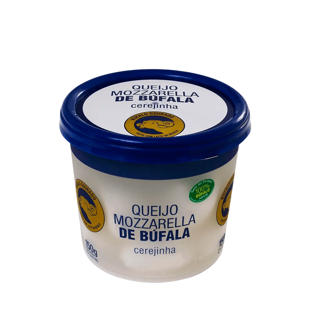 Queijo Mussarela Búfala Cereja Búfalo Dourado – 150g