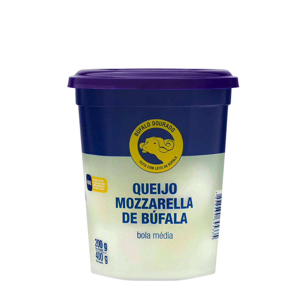 Queijo Mozzarella de Búfala Dourado – 200g