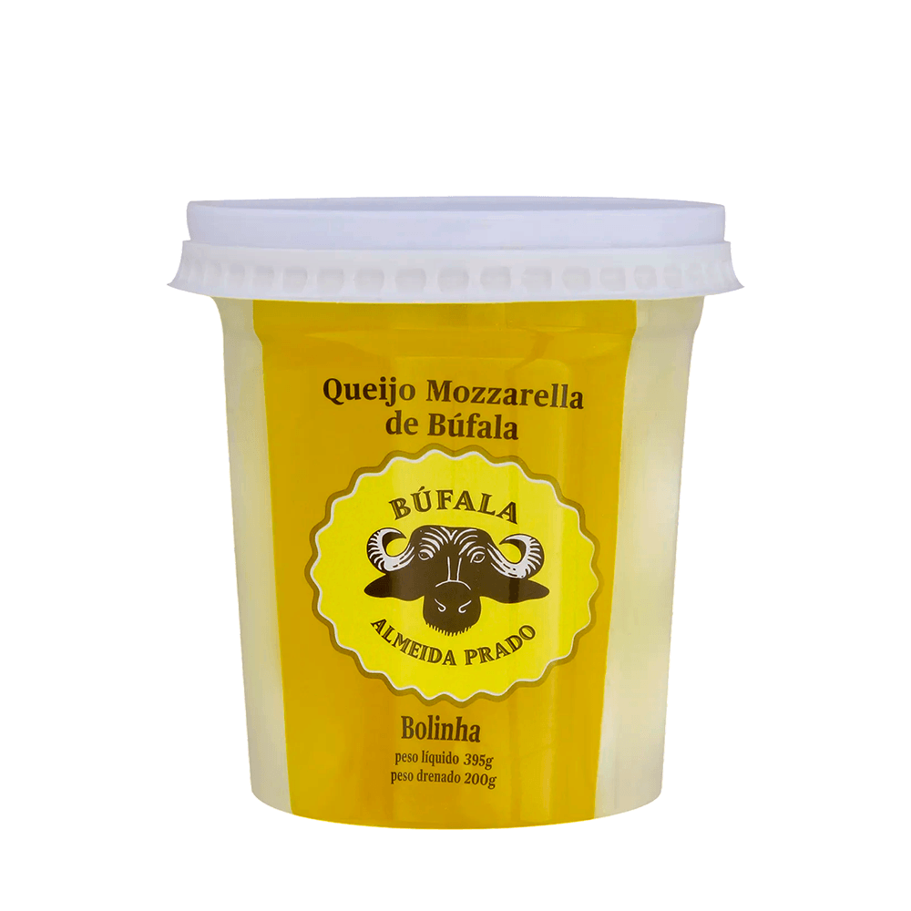 Queijo Mussarela de Búfala Pote Buf Dourado – 200g