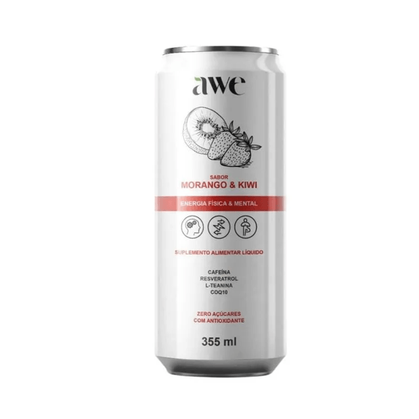 Energético Sabor Morango e Kiwi Awe – 355ml