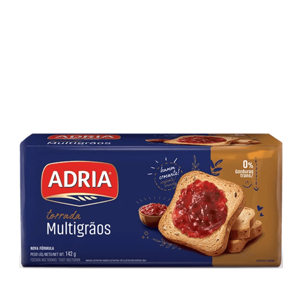 Torrada Multigrãos Adria – 142g