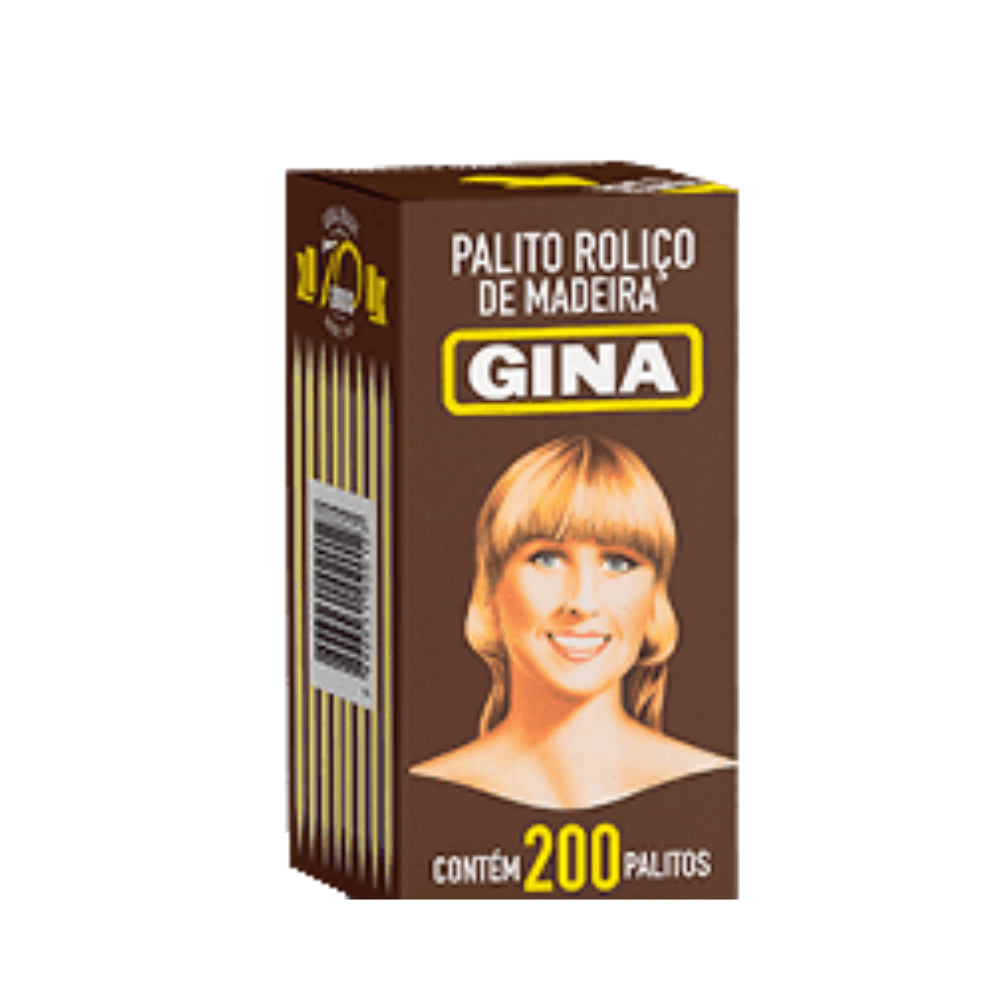 Palito de Dente de Madeira Gina -200 Unidades