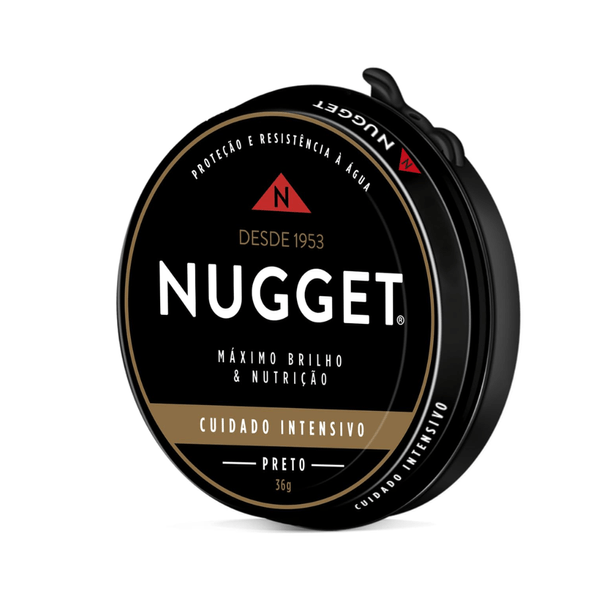 Graxa em Pasta Preta para Calçados Nugget – 36g