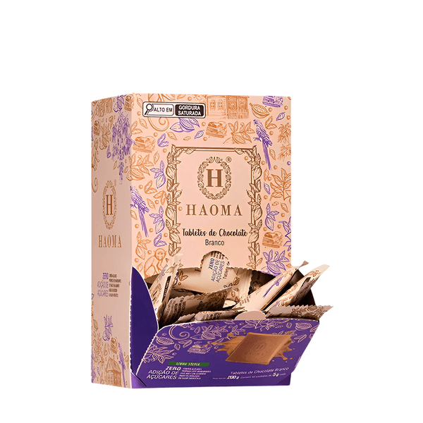 Chocolate Branco Sem Açúcar Haoma – 200g