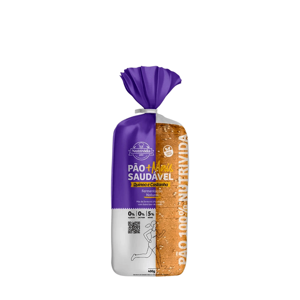 Pão de Forma Quinoa e Castanha-do-Pará Nutri-Vida – 400g