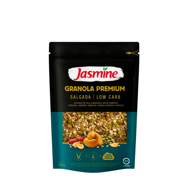 Granola Premium Salgada Low Carb Jasmine -200g