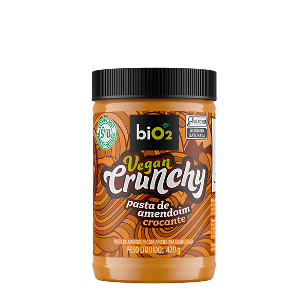 Pasta de Amendoim Bio2 Crunchy Vegano – 420g
