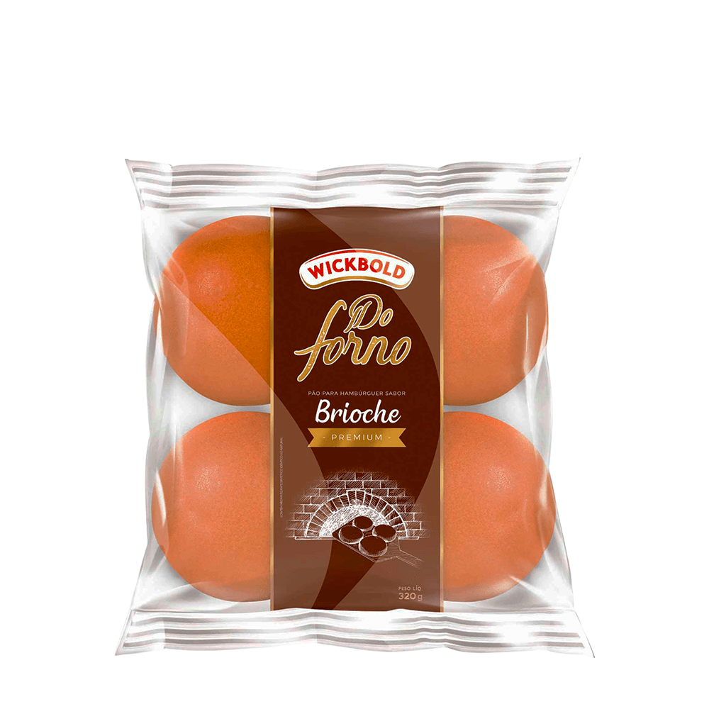 Pão de Hambúrguer Brioche Wickbold Do Forno -320g