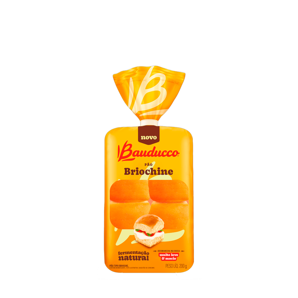 Pão Briochine Fermentação Natural Bauducco -200g