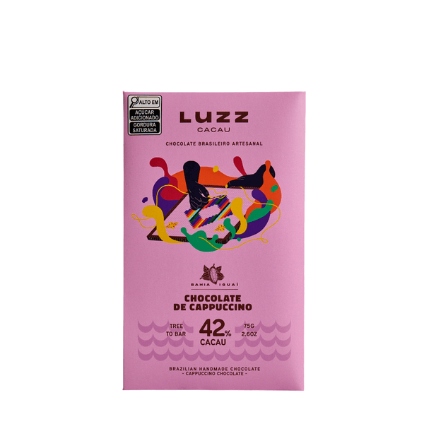 Chocolate de Cappuccino 42% Luzz Cacau – 75g