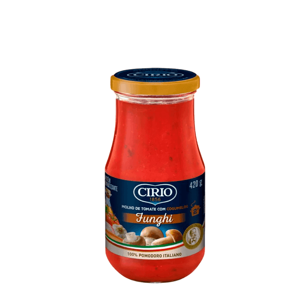 Molho de Tomate com Cogumelos Cirio - 400g
