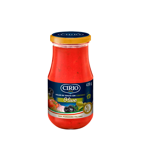 Molho de Tomate com Azeitona Cirio – 400g