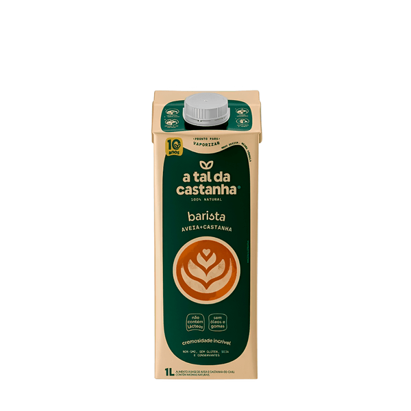 Bebida Barista de Aveia e Castanha Sem Lactose A Tal da Castanha – 1L