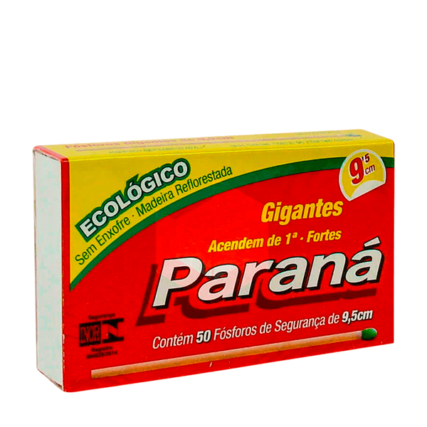 Fósforo Gigante Paraná – 50 Unidades