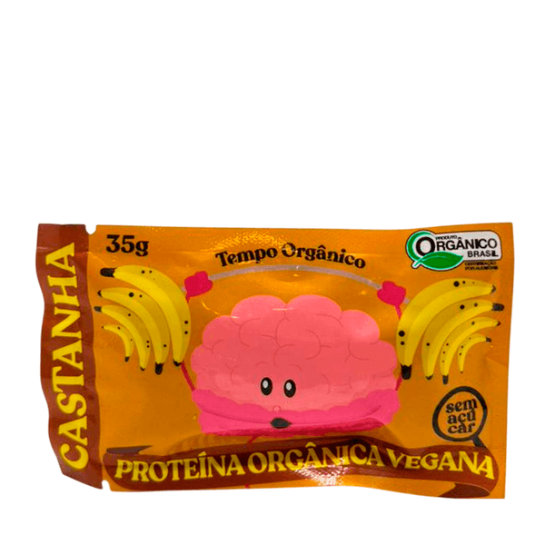 Barra Proteica Orgânica Castanha Tempo Orgânico -35g