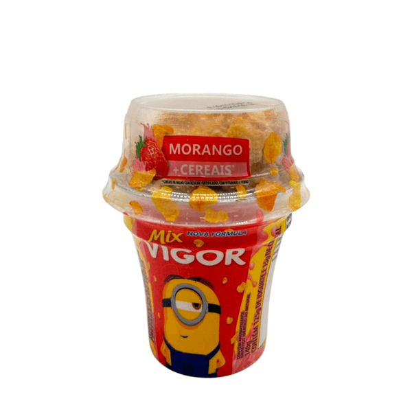 Iogurte Morango Mix Cereais Vigor - 140g