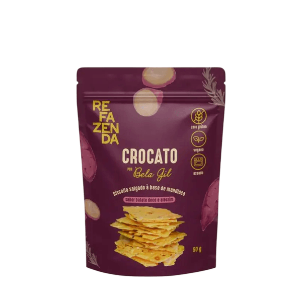 Biscoito Crocato Vegano Batata Doce Refazenda - 50g