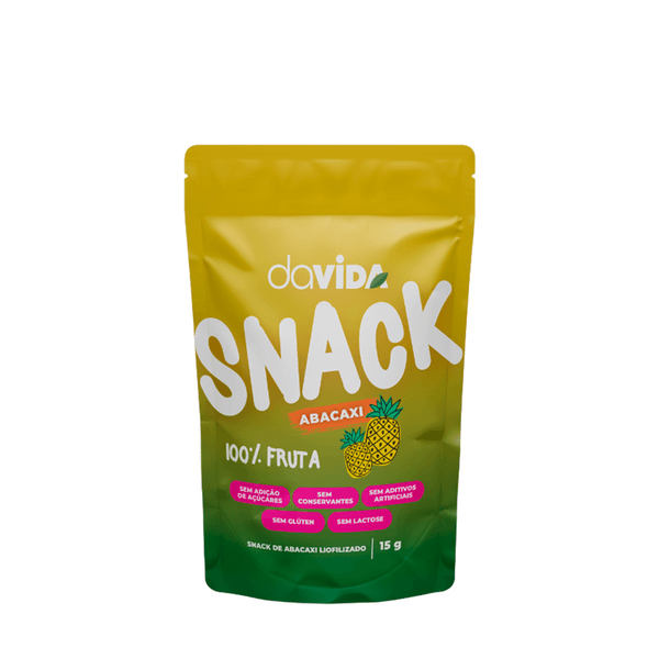 Snack de Abacaxi Sem Açúcar Davida - 15g