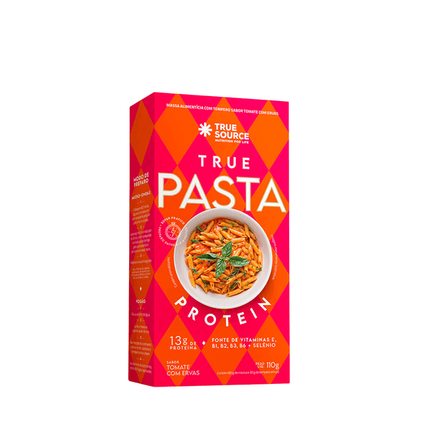 Macarrão Sem Glúten Proteico Tomate e Ervas True - 110g