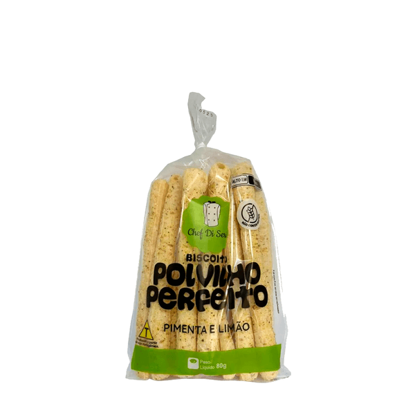 Biscoito de Polvilho Pimenta e Limão Chef Di Serio – 80g
