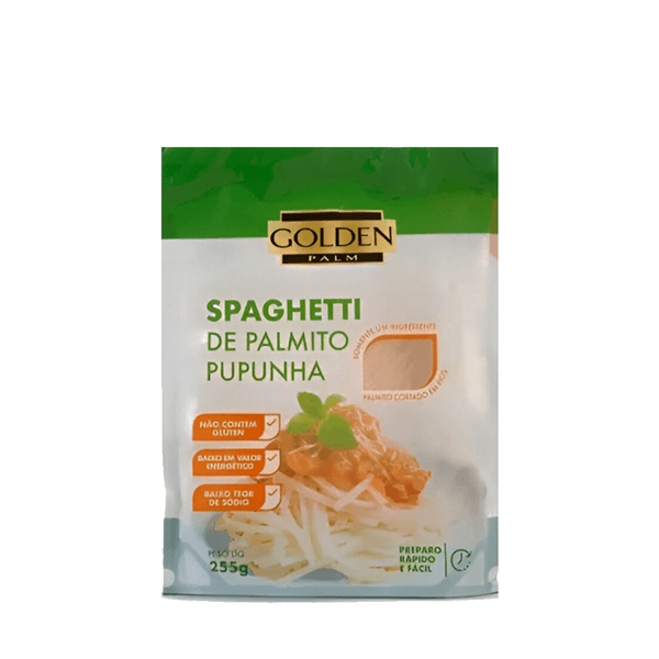 Macarrão Spaghetti de Palmito Pupunha Golden Palm – 255g