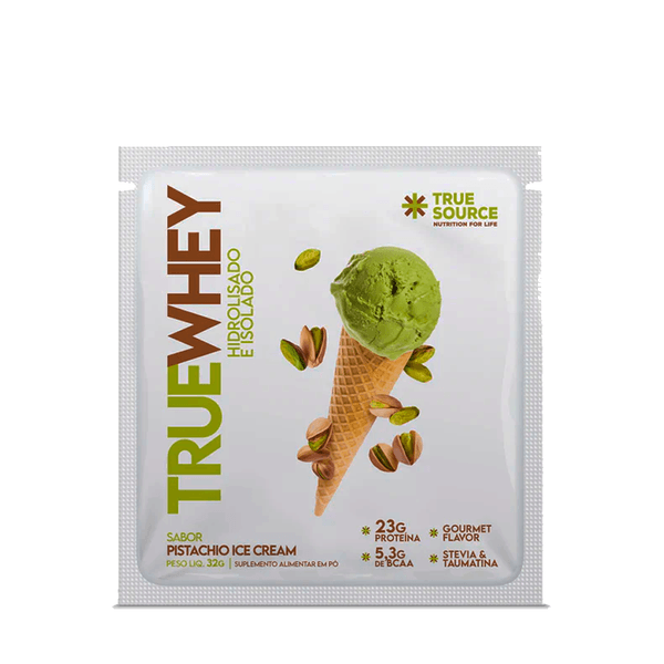 Proteína Whey Pistachio Fonte Verdadeira de Sorvete True - 32g