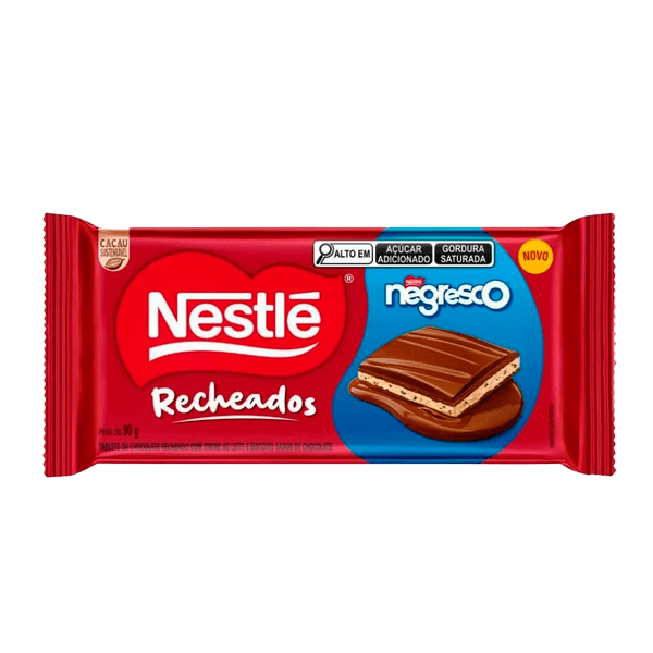 Chocolate Recheado Negresco Nestlé – 90g