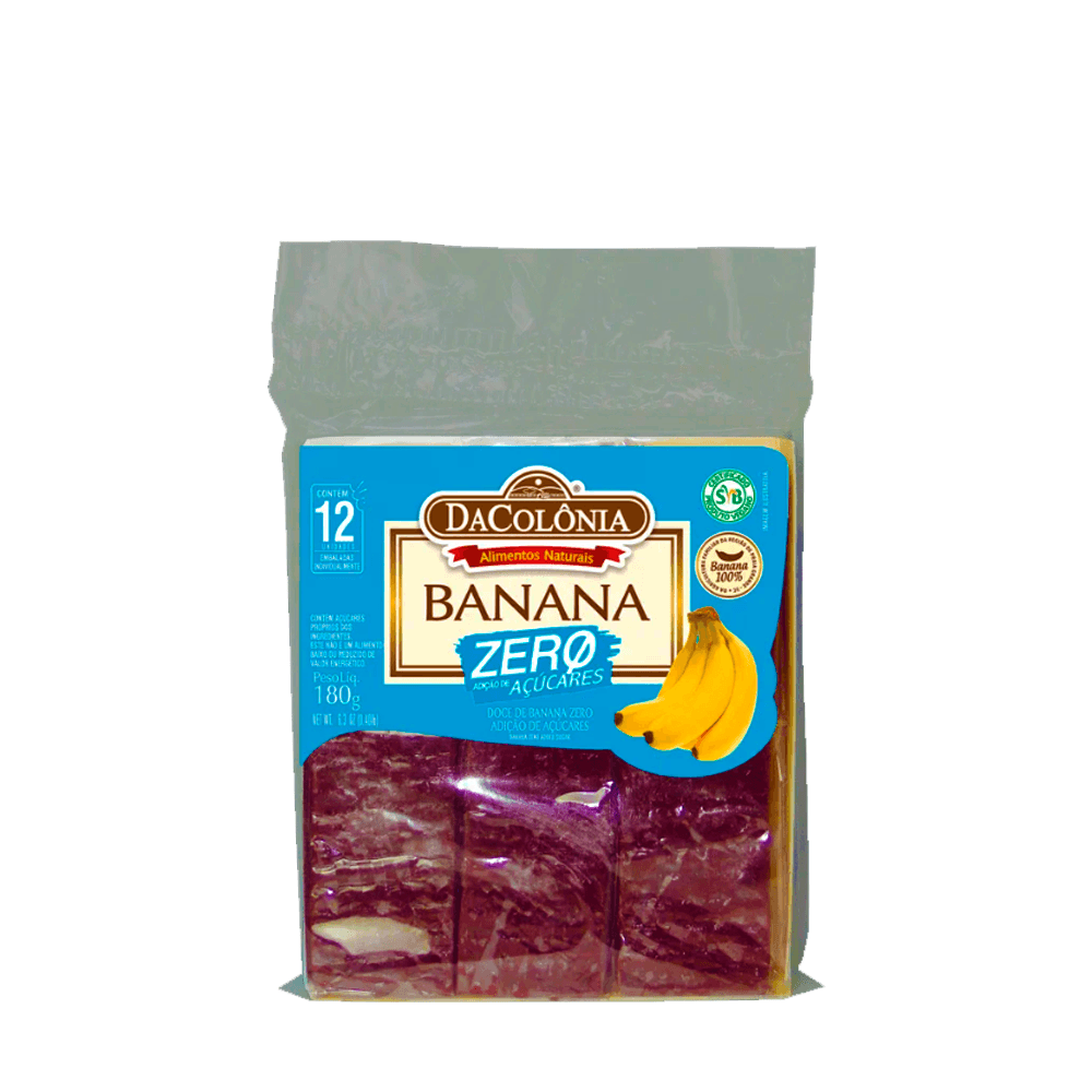 Bananinha Natural Sem Açúcar DaColônia - 200g
