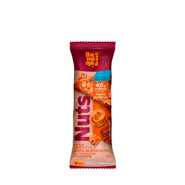 Barra Nuts Pasta de Amendoim Banana Brasil - 25g