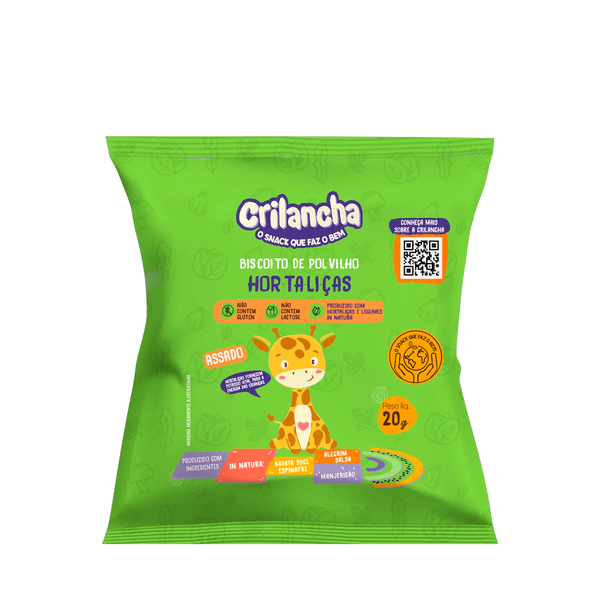 Biscoito de Polvilho Hortaliças Crilancha – 20g