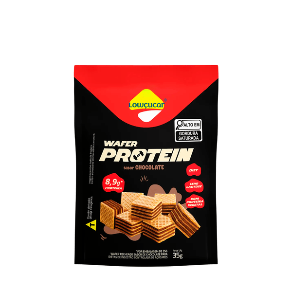 Wafer Protein Chocolate Sem Lactose Lowçucar – 35g