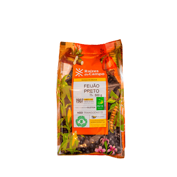Feijão Preto Agroecológico Raízes do Campo - 500g