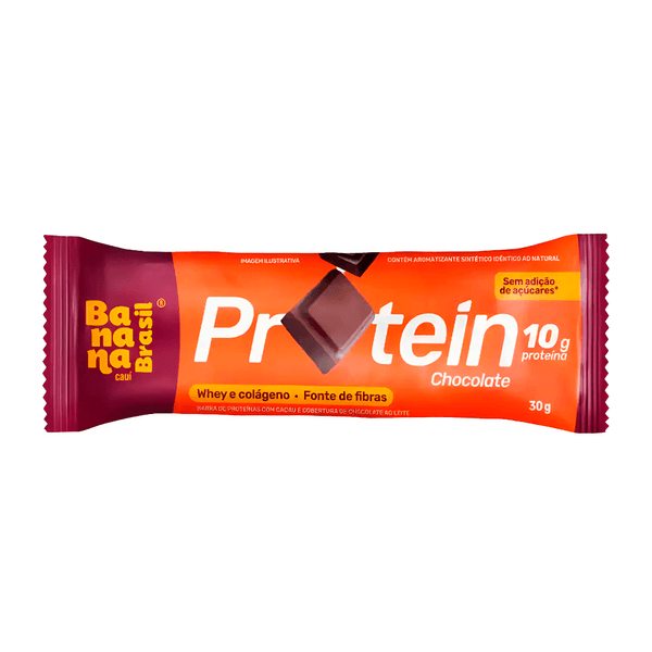 Barra Proteica com 10g de Proteína Sabor Chocolate Banana Brasil – 30g