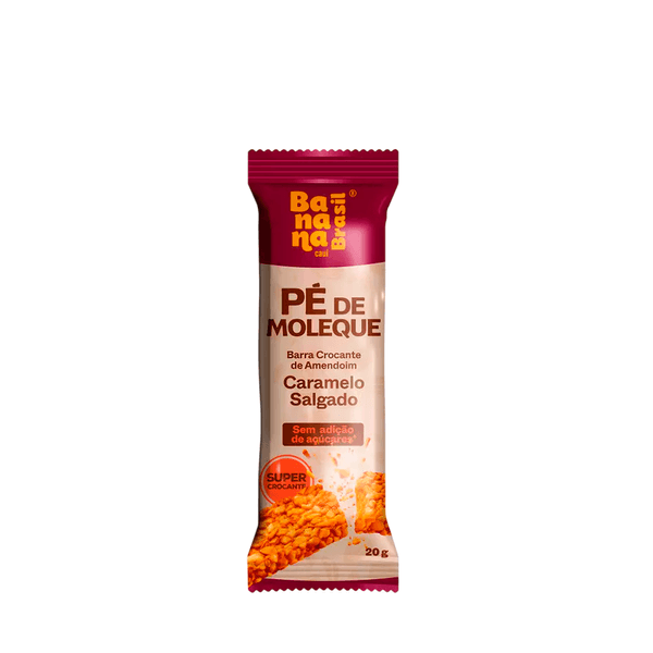 Pé de Moleque Caramelo Salgado Banana Brasil - 20g