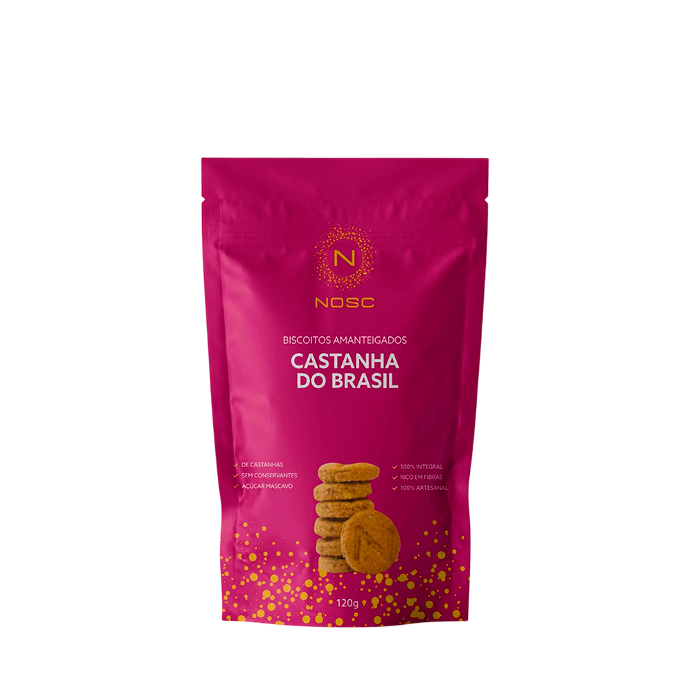 Biscoito Amanteigado Castanha do Brasil NOSC – 120g