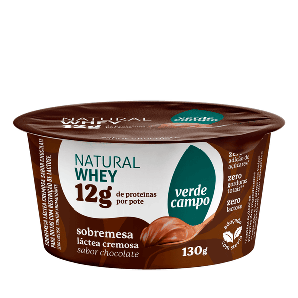 Sobremesa Proteica Chocolate Verde Campo - 130g