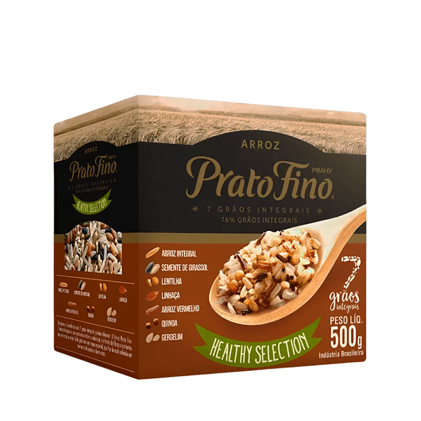 Arroz 7 Grãos Integrais Prato Fino - 500g
