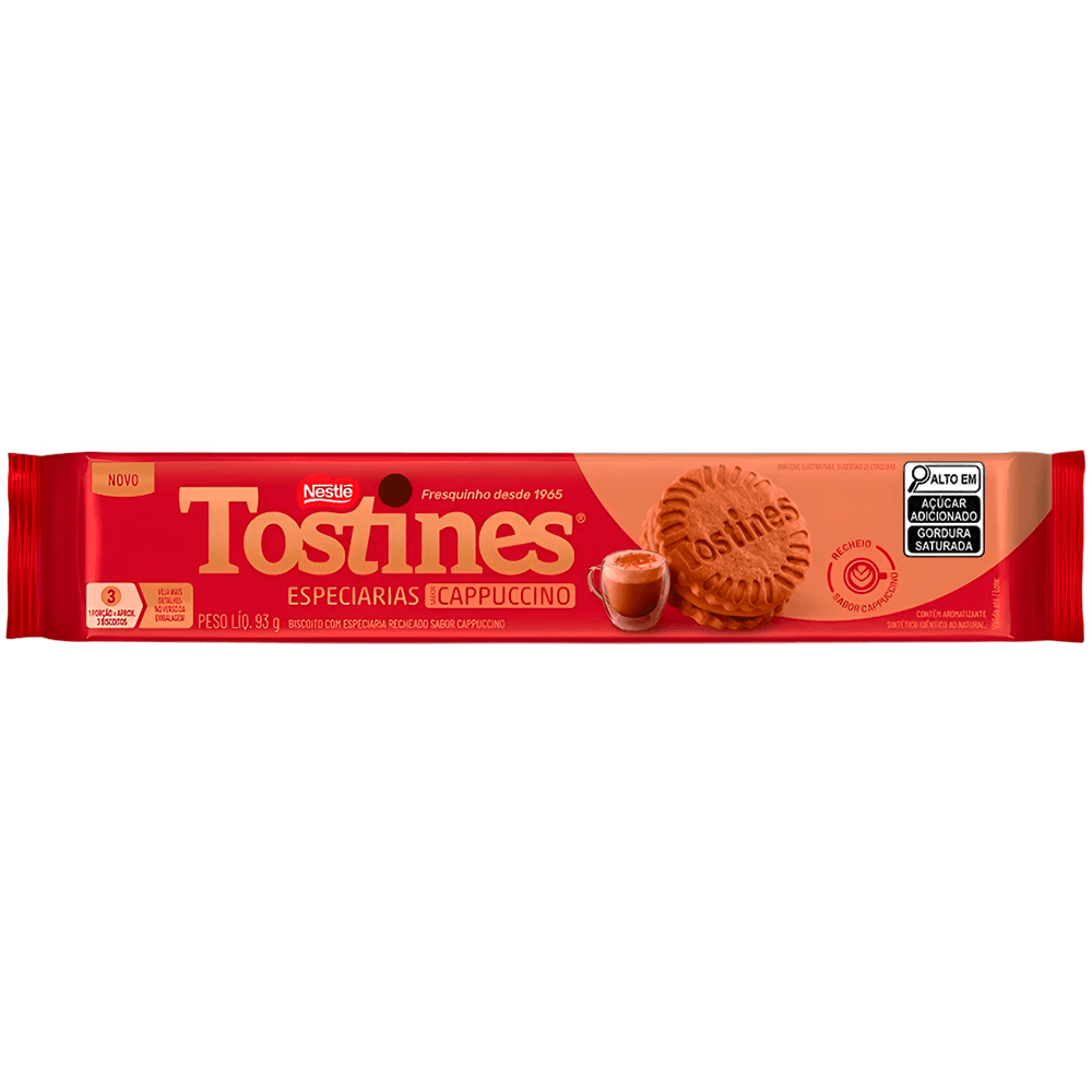 Biscoito Cappuccino Tostines – 93g