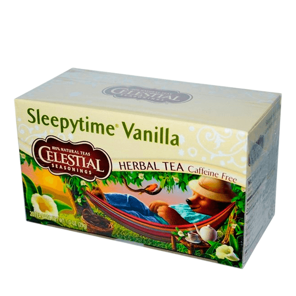 Chá Hora de dormir com Vanilla Celestial Seasonings 20 Sachês – 45g