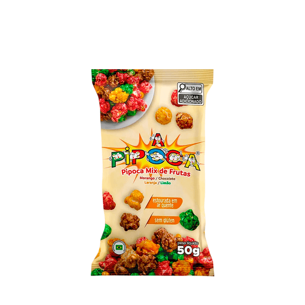 Pipoca Caramelizada Mix Frutas A Pipoca – 50g