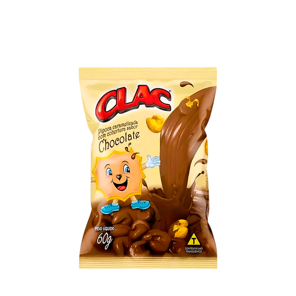 Pipoca Caramelizada Sabor Chocolate Clac – 170g