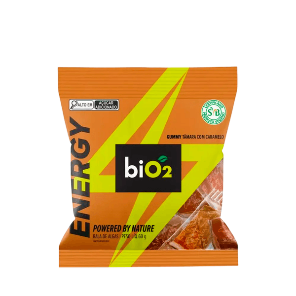 Bala Energética Tâmara com Caramelo Vegano BiO2 – 60g