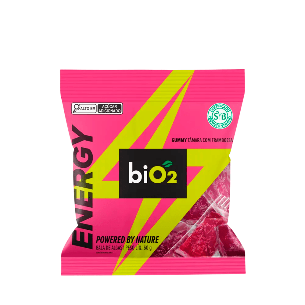 Bala Energética Tâmara com Framboesa Vegana BiO2 – 60g