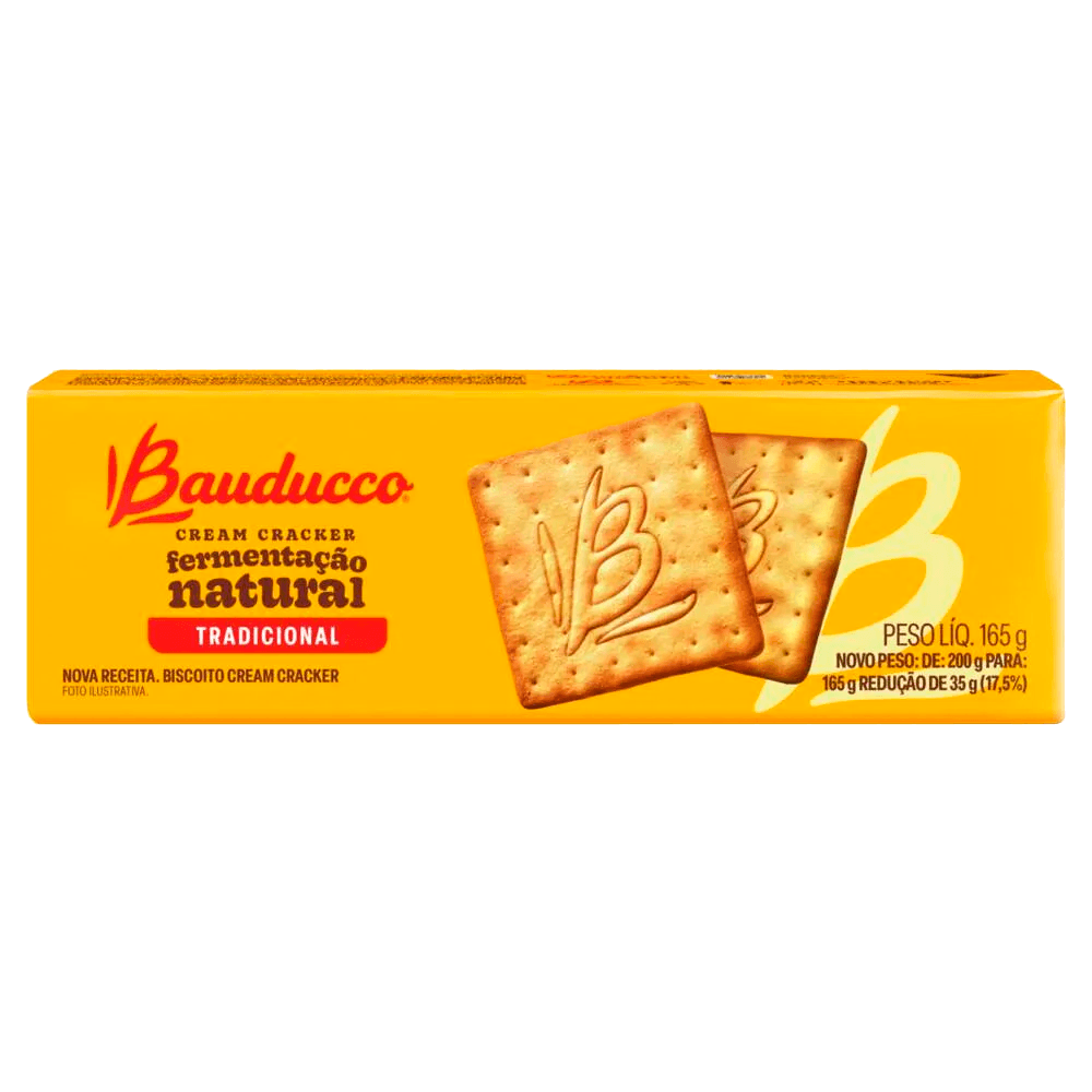 Biscoito Cream Cracker Tradicional Bauducco – 165g