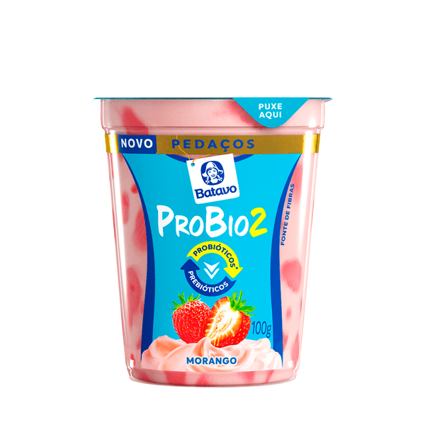 Iogurte Morango Probio2 Batavo - 100g