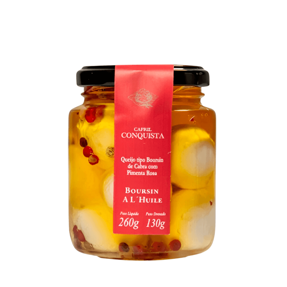 Queijo Cabra Boursin Pasta Rosa Capril Conquista - 130g