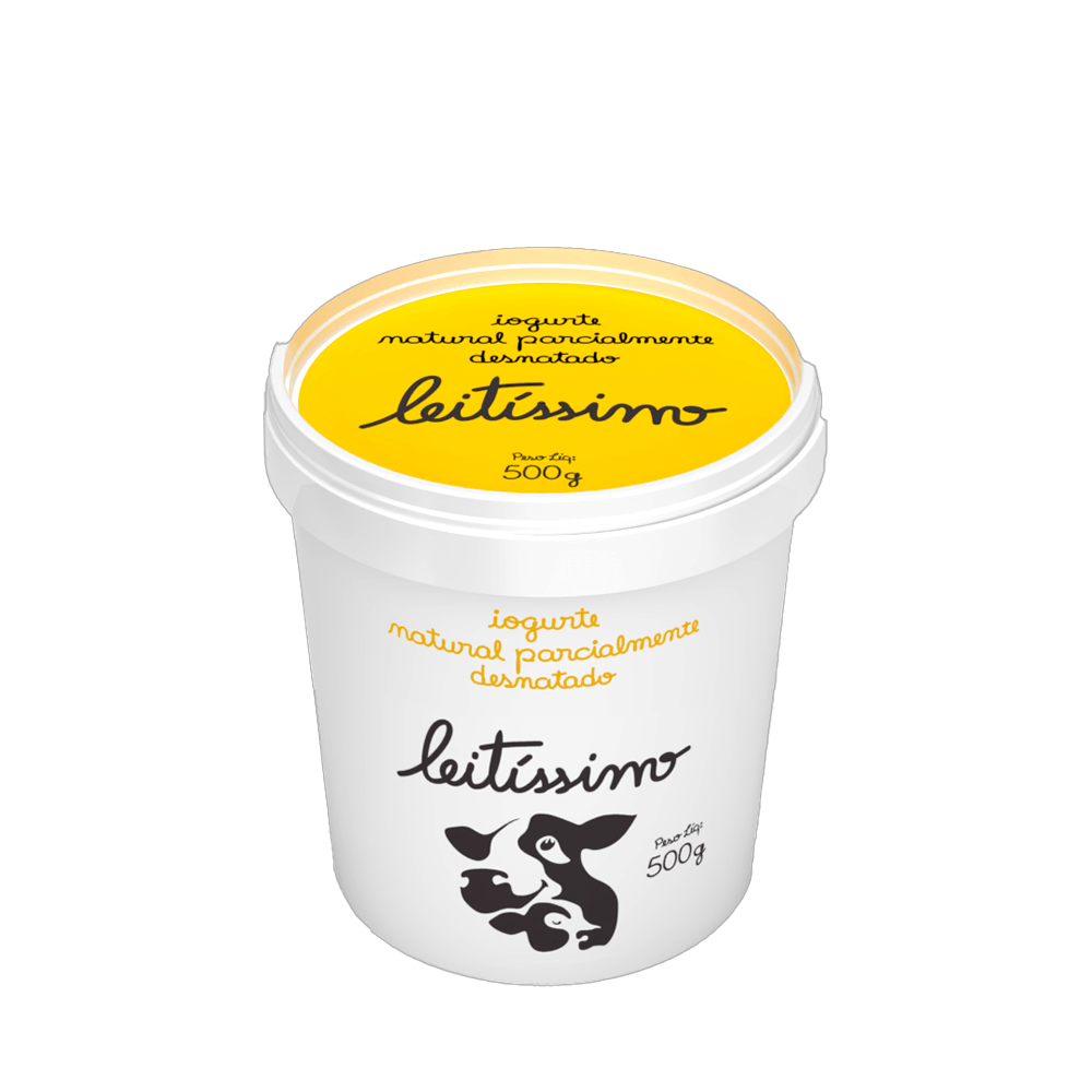 Iogurte Natural Sem Açúcar Leitíssimo - 500g